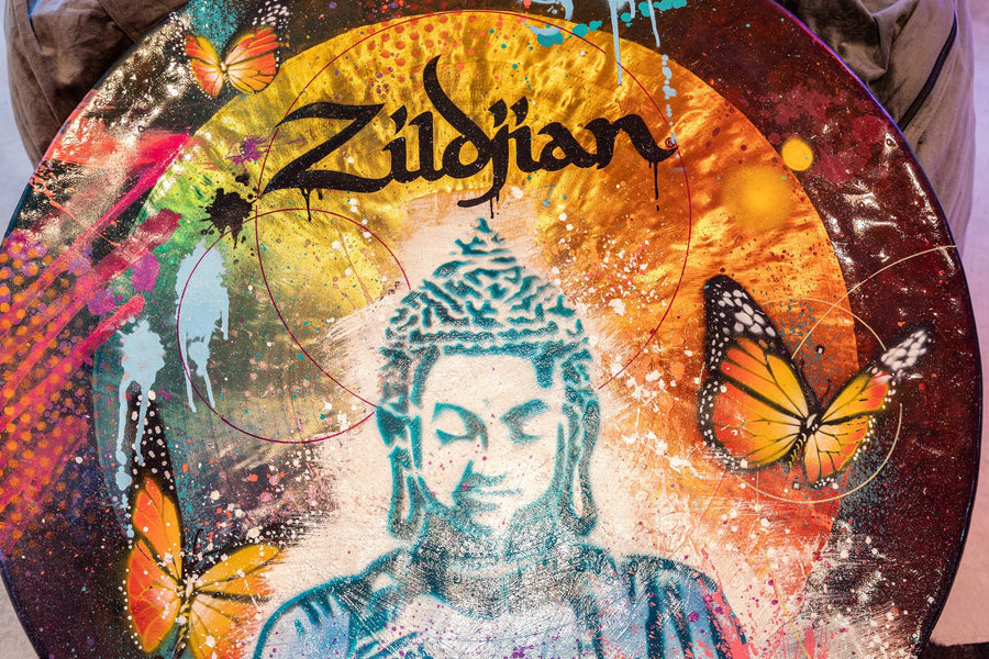 ZILDJIAN X RISK LTD ED ORIG CYMBAL ART