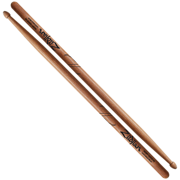 Zildjian Hickory Dip Series 5A - Lot De 4 Paires De Baguettes Avec Revêtement Grip - Diamètre 1.4cm, Longueur 40.6cm - 8