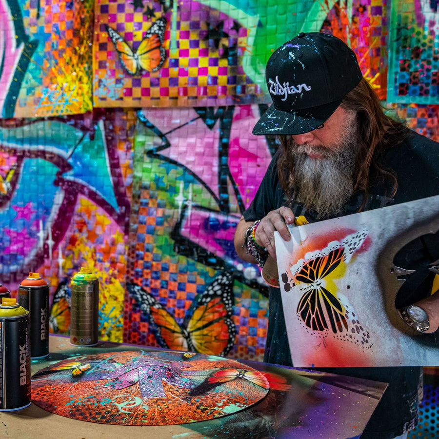 ZILDJIAN X RISK LTD EDITION PAPER CYMBAL PRINTS